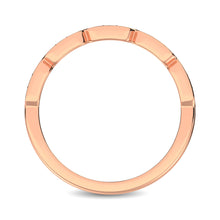 Load image into Gallery viewer, 14K Rose Gold 1/5 Ct.Tw. Diamond Stackable Band