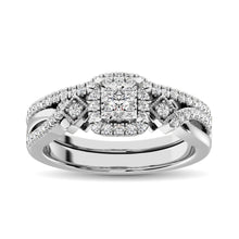 Cargar imagen en el visor de la galería, 10K White Gold 2/5 Ct.Tw. Diamond Bridal Ring