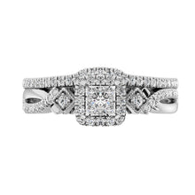 Cargar imagen en el visor de la galería, 10K White Gold 2/5 Ct.Tw. Diamond Bridal Ring