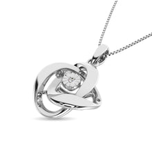 Load image into Gallery viewer, Diamond 1/20 Ct.Tw. Shimmering Pendant in Sterling Silver