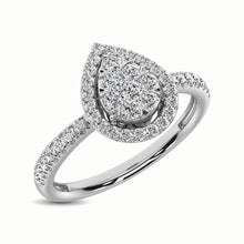 Load image into Gallery viewer, 14K White Gold 2/5 Ct.Tw. Diamond Fashion Ring