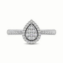 Load image into Gallery viewer, 14K White Gold 2/5 Ct.Tw. Diamond Fashion Ring