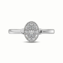 Cargar imagen en el visor de la galería, 10K White Gold 1/5 Ct.Tw. Diamond Fashion Ring