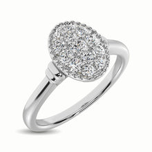 Cargar imagen en el visor de la galería, 10K White Gold 1/5 Ct.Tw. Diamond Fashion Ring