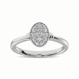 10K White Gold 1/5 Ct.Tw. Diamond Fashion Ring