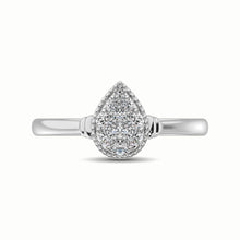 Cargar imagen en el visor de la galería, 10K White Gold 1/5 Ct.Tw. Diamond Fashion Ring