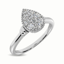 Cargar imagen en el visor de la galería, 10K White Gold 1/5 Ct.Tw. Diamond Fashion Ring