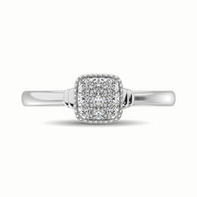 Load image into Gallery viewer, 10K White Gold 1/5 Ct.Tw. Diamond Fashion Ring