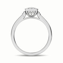 Cargar imagen en el visor de la galería, 10K White Gold 1/5 Ct.Tw. Diamond Fashion Ring