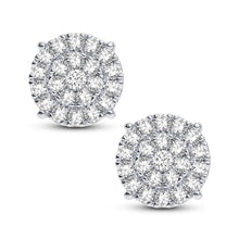 Cargar imagen en el visor de la galería, 10K 0.75CT DIAMOND EARRING