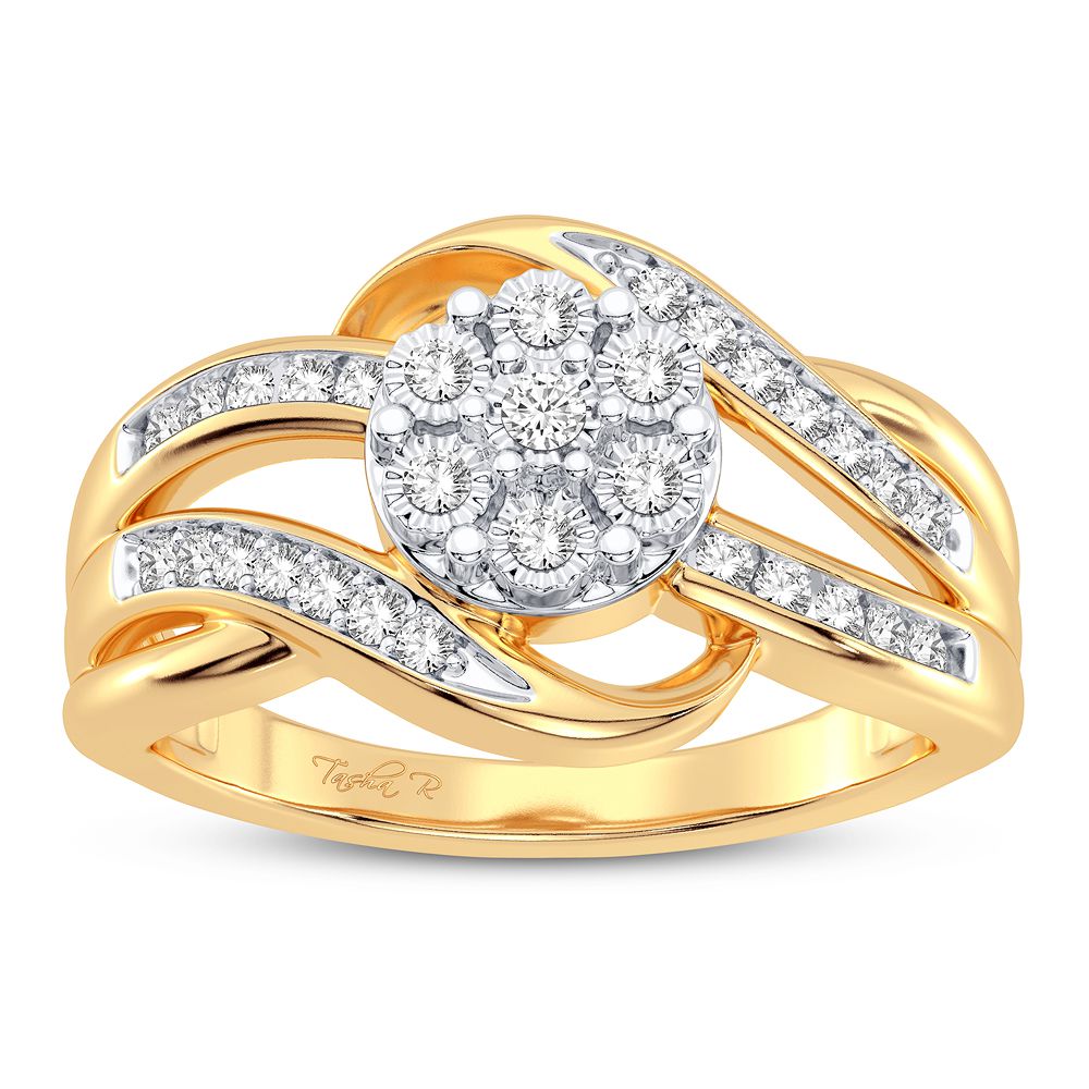 10K 0.25CT DIAMOND RING