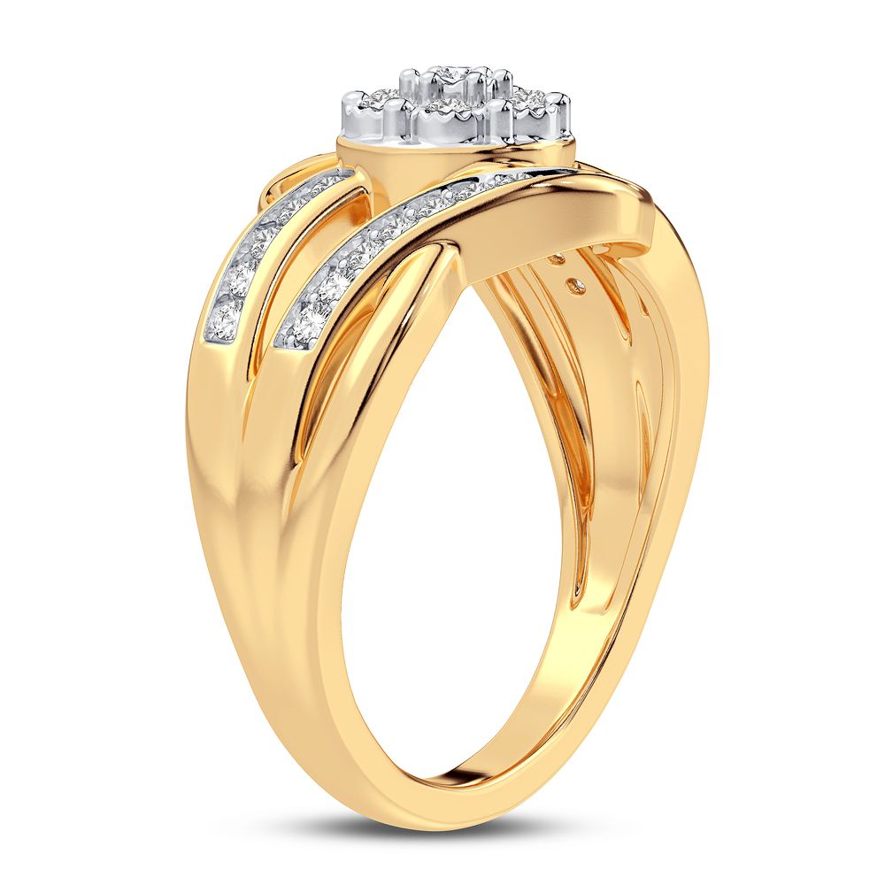 10K 0.25CT DIAMOND RING