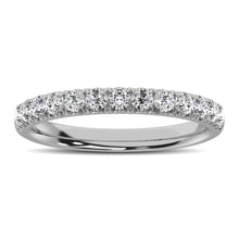 Cargar imagen en el visor de la galería, 10K White Gold 1/2 Ctw Annivesary Band