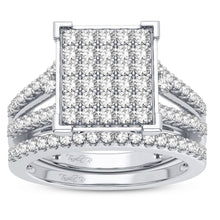 Cargar imagen en el visor de la galería, 10K 1.00CT DIAMOND BRIDAL RING