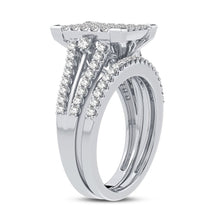 Cargar imagen en el visor de la galería, 10K 1.00CT DIAMOND BRIDAL RING