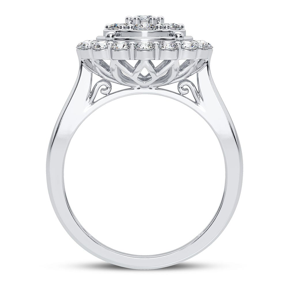 10K 1.00CT DIAMOND RING