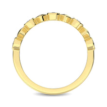 Cargar imagen en el visor de la galería, 14K Yellow Gold 1/6 Ct.Tw. Diamond Bezel Set Stackable Band