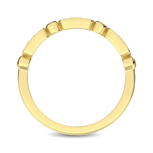 Cargar imagen en el visor de la galería, 14K Yellow Gold 1/10 Ct.Tw. Diamond Stackable Band