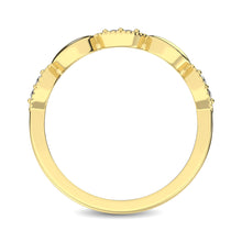 Load image into Gallery viewer, 14K Yellow Gold 1/10 Ct.Tw. Diamond Marquise Shape Stackable Band