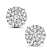 Cargar imagen en el visor de la galería, 10K 1.00CT DIAMOND EARRING