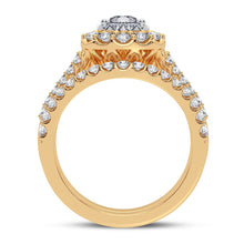 Cargar imagen en el visor de la galería, 14K 2.00CT DIAMOND BRIDAL RING