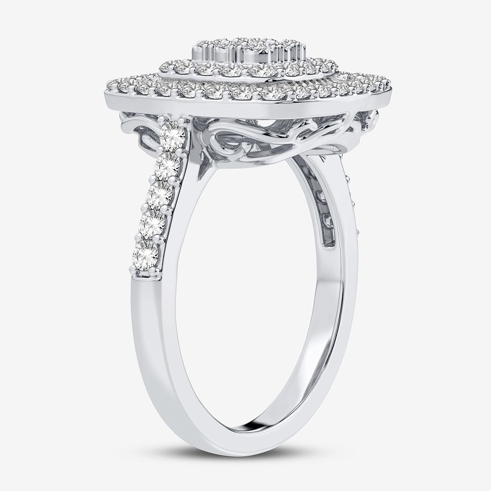 10K 1.00CT DIAMOND RING