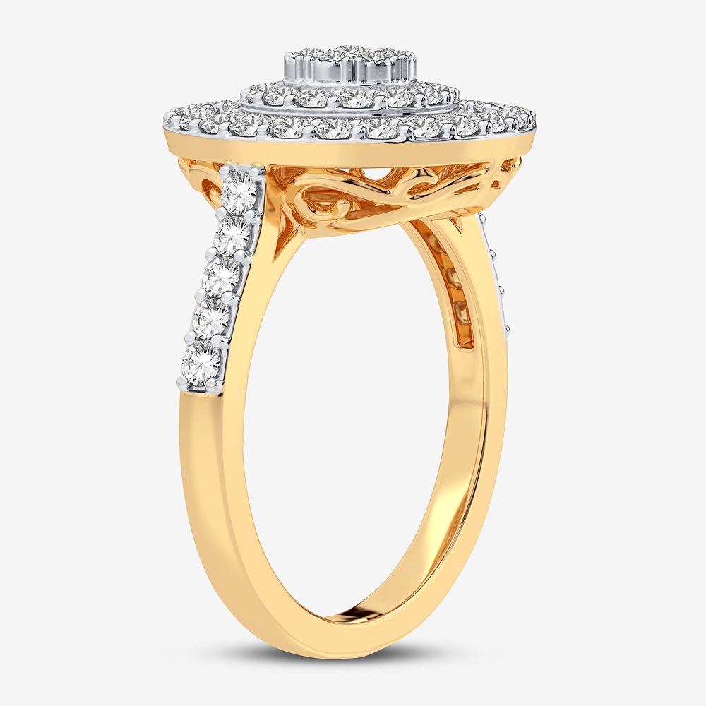 10K 1.00CT DIAMOND RING