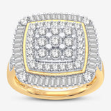 10K 1.00CT DIAMOND RING