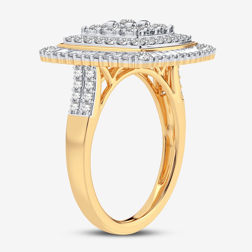 10K 1.00CT DIAMOND RING