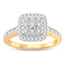 Load image into Gallery viewer, 10K 0.20CT DIAMOND RING