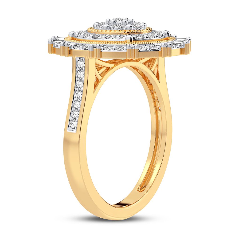 10K 0.50CT DIAMOND RING