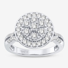 Cargar imagen en el visor de la galería, 10K 0.50CT DIAMOND RING