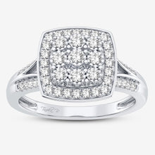 Cargar imagen en el visor de la galería, 10K 0.25CT DIAMOND RING