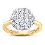 10K 0.10CT DIAMOND RING