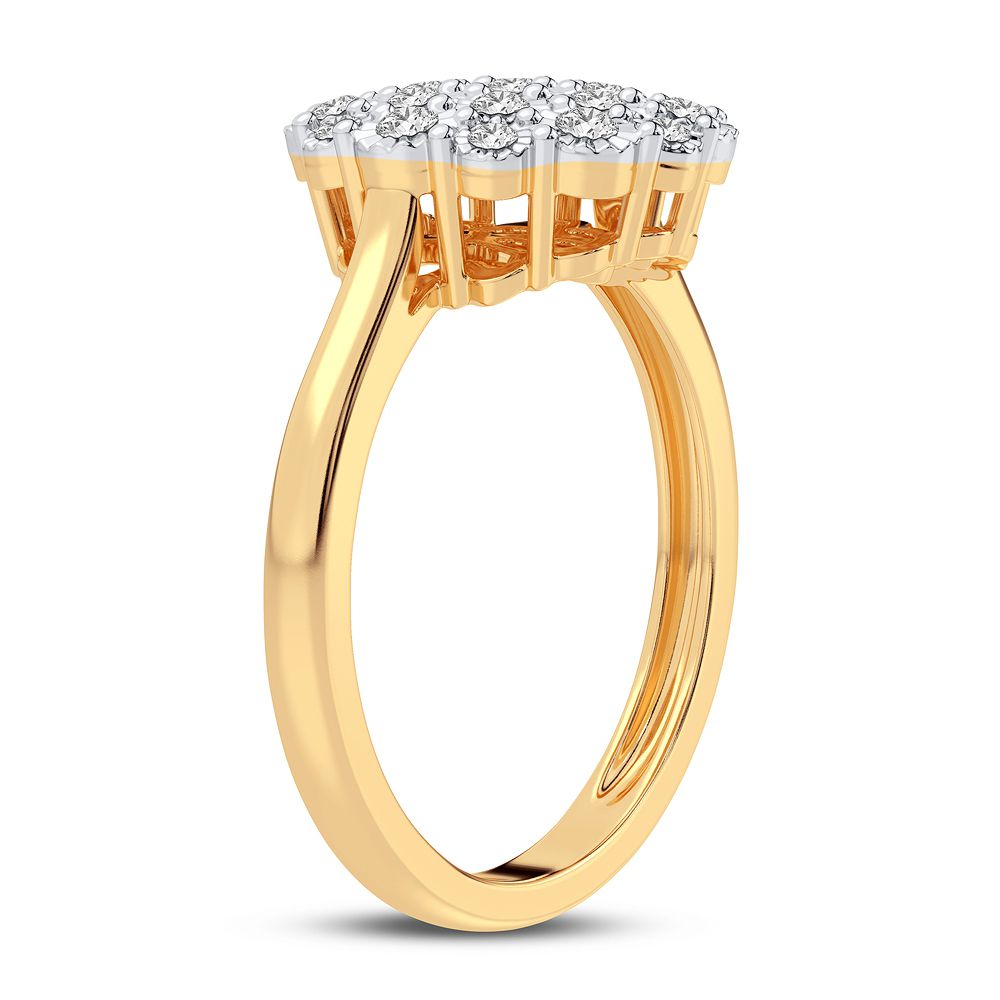 10K 0.10CT DIAMOND RING