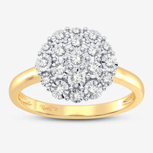 Load image into Gallery viewer, 10K 0.11CT DIAMOND RING