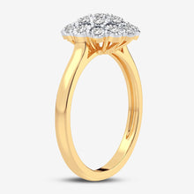 Cargar imagen en el visor de la galería, 10K 0.11CT DIAMOND RING