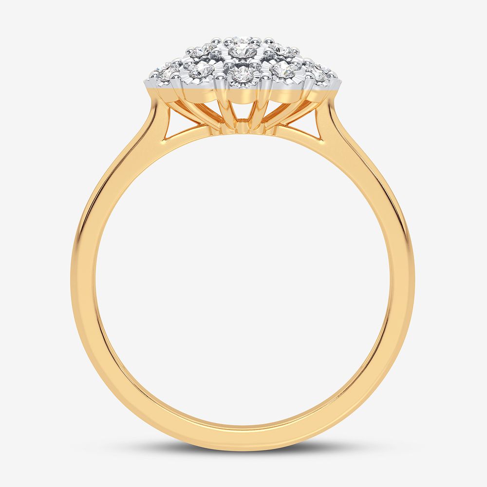 10K 0.11CT DIAMOND RING