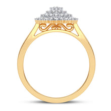 Cargar imagen en el visor de la galería, 10K 0.25CT DIAMOND RING