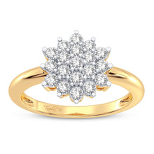 Load image into Gallery viewer, 10K 0.16CT DIAMOND RING