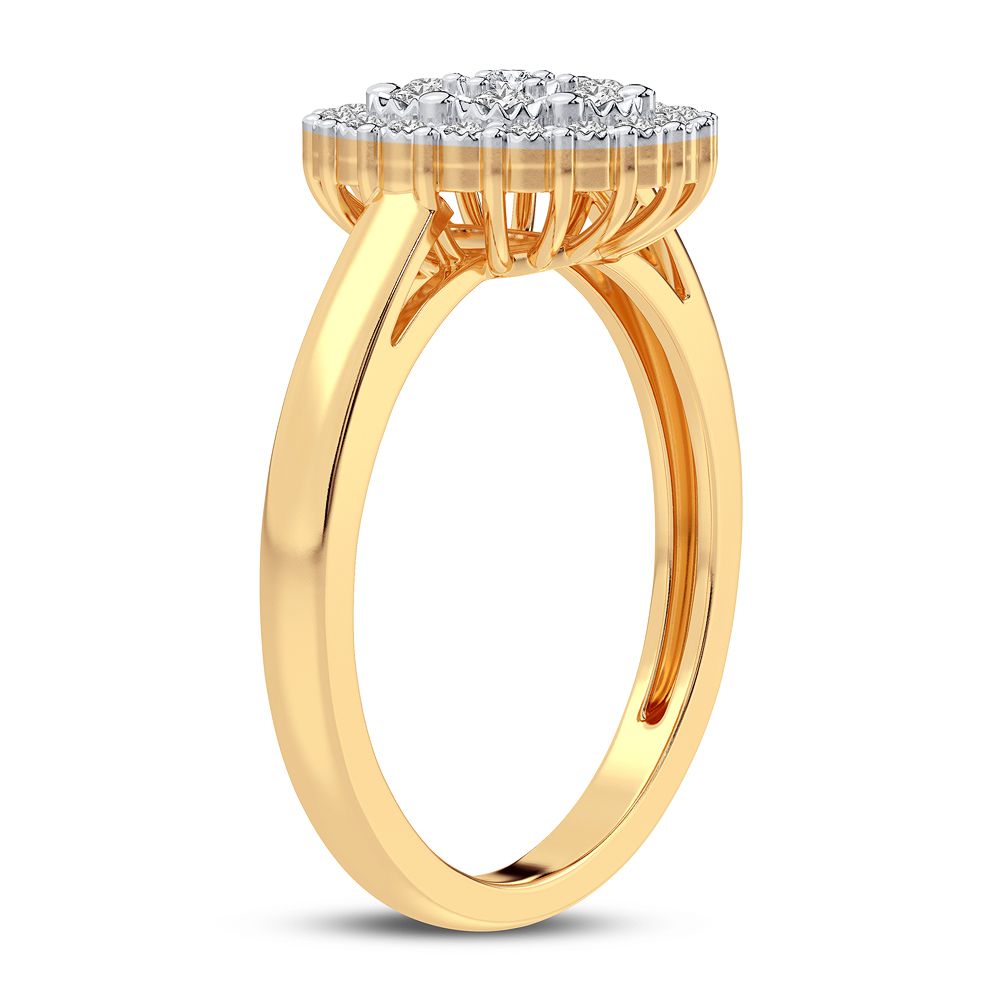 10K 0.10CT DIAMOND RING