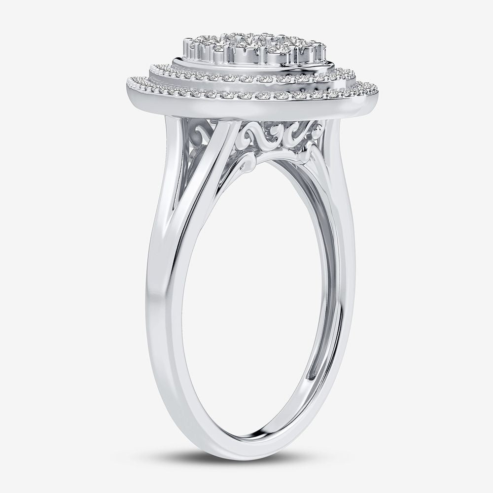 10K 0.27CT DIAMOND RING