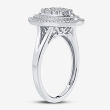 Cargar imagen en el visor de la galería, 10K 0.27CT DIAMOND RING