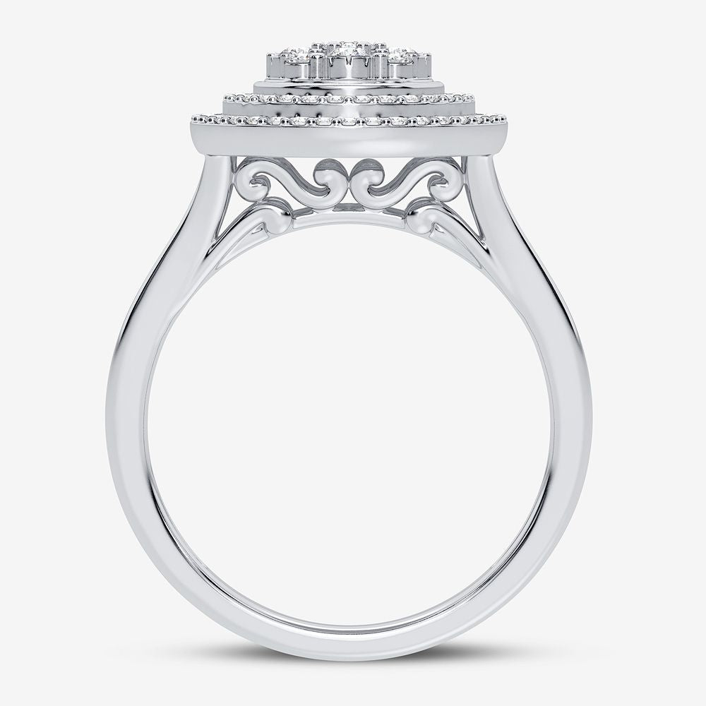 10K 0.27CT DIAMOND RING