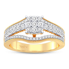 Load image into Gallery viewer, 10K 0.20CT DIAMOND RING