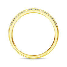 Cargar imagen en el visor de la galería, 14K Yellow Gold Round and Baguette Diamond 2/5 Ct.Tw. Anniversary Band