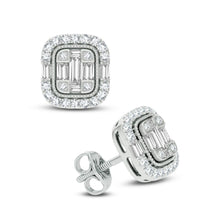 Cargar imagen en el visor de la galería, 10K 0.42CT DIAMOND EARRING