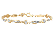 Load image into Gallery viewer, 10k 0.50ct Diamond Bracelet