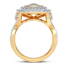 Cargar imagen en el visor de la galería, 14K 1.50CT DIAMOND RING