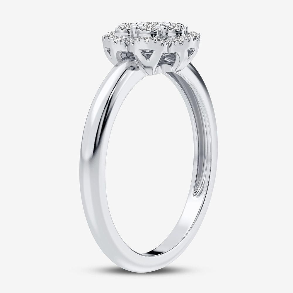 10K 0.14CT DIAMOND RING